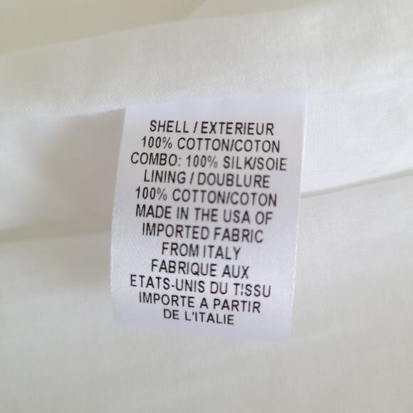 Milly of New York White Skirt Suit Mod 60s Retro Bridal Gold Chain Women 2/4 - Picture 15 of 16